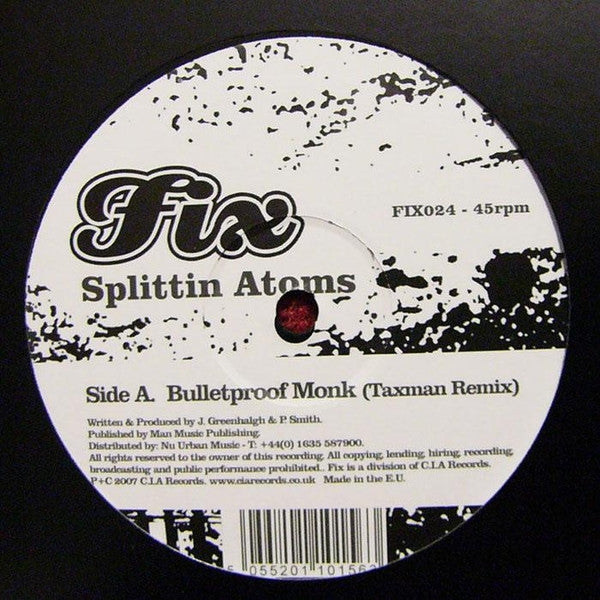 Bulletproof Monk (Taxman Remix) / Smash It | Mint (M) Generic Get Cheap Vinyl