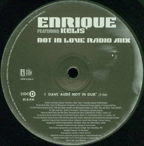 Not In Love Radio Mix (Black) | Very Good Plus (VG+) Very Good (VG) Get Cheap Vinyl