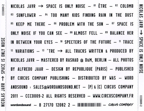 Space Is Only Noise (CD) | Mint (M) Mint (M) Get Cheap Vinyl