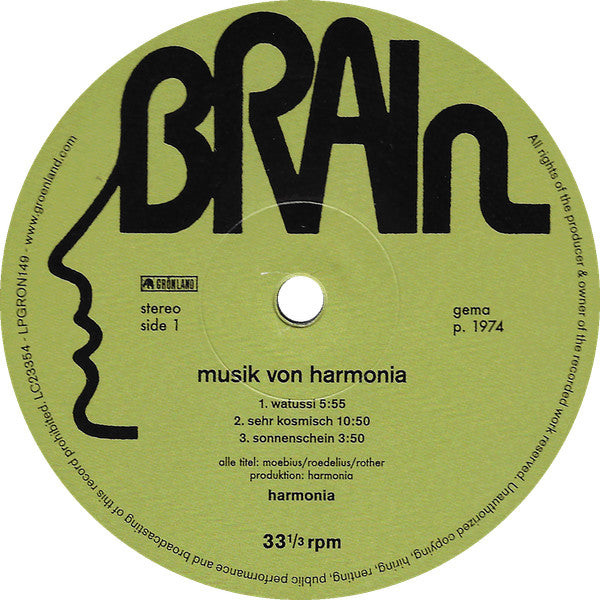 Musik Von Harmonia (VINYL) | Mint (M) Mint (M) Get Cheap Vinyl