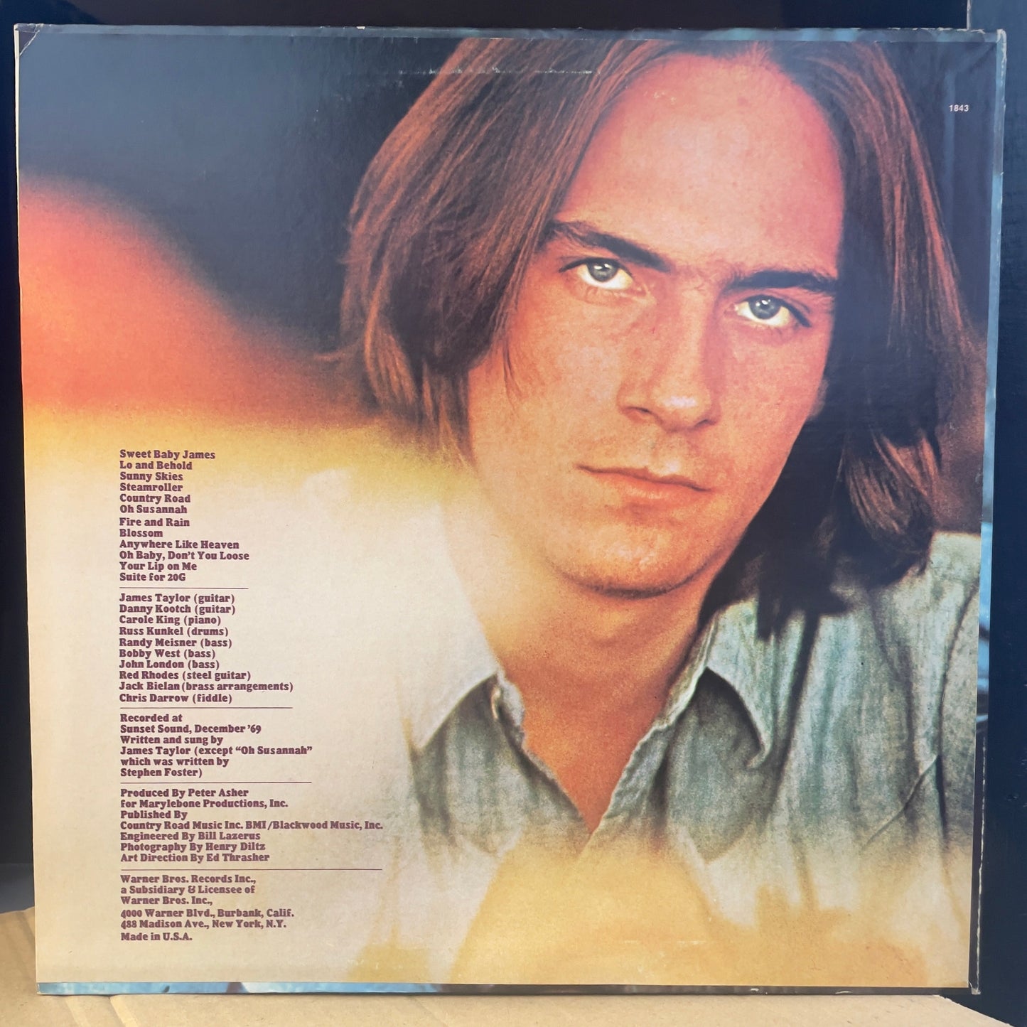 Sweet Baby James (VINYL) | Excellent+ (EX+) Excellent (EX) Get Cheap Vinyl