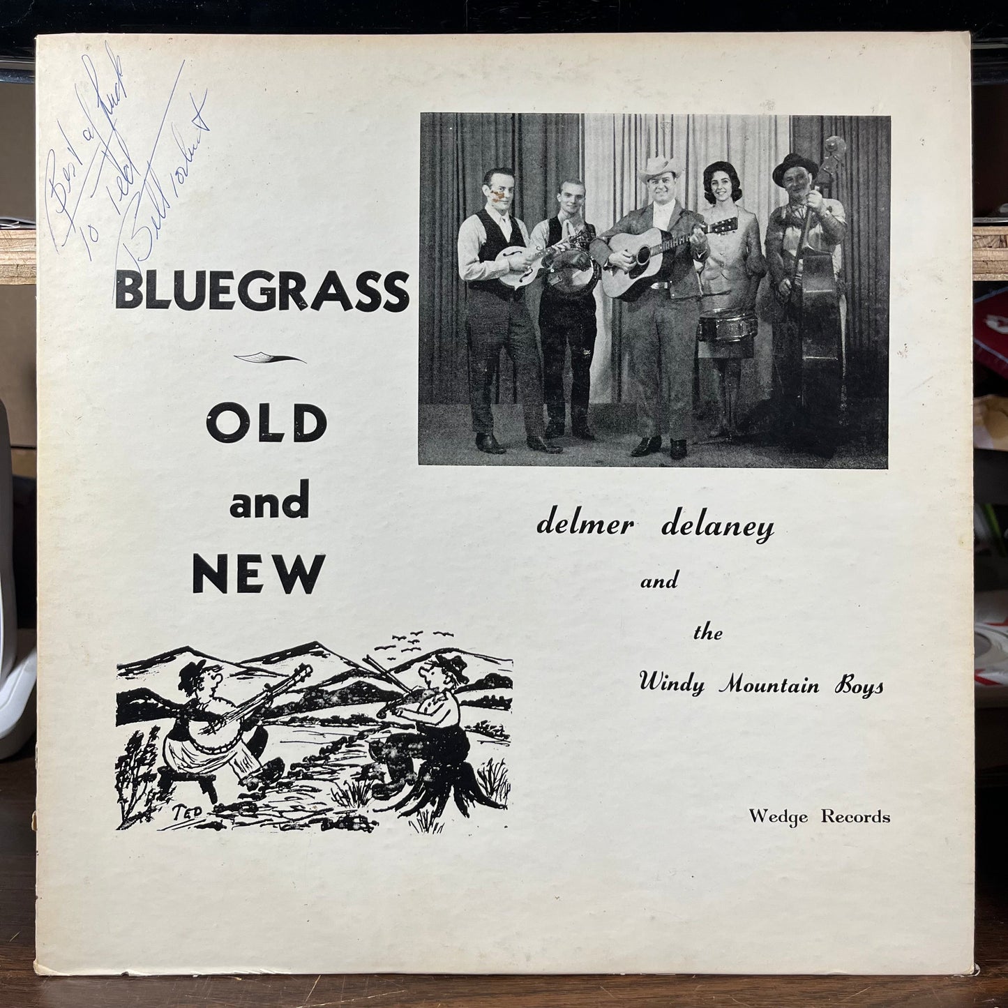 Bluegrass Old And New *SIGNED BY BILL TOLBERT* | Excellent+ (EX+) Excellent (EX) Get Cheap Vinyl