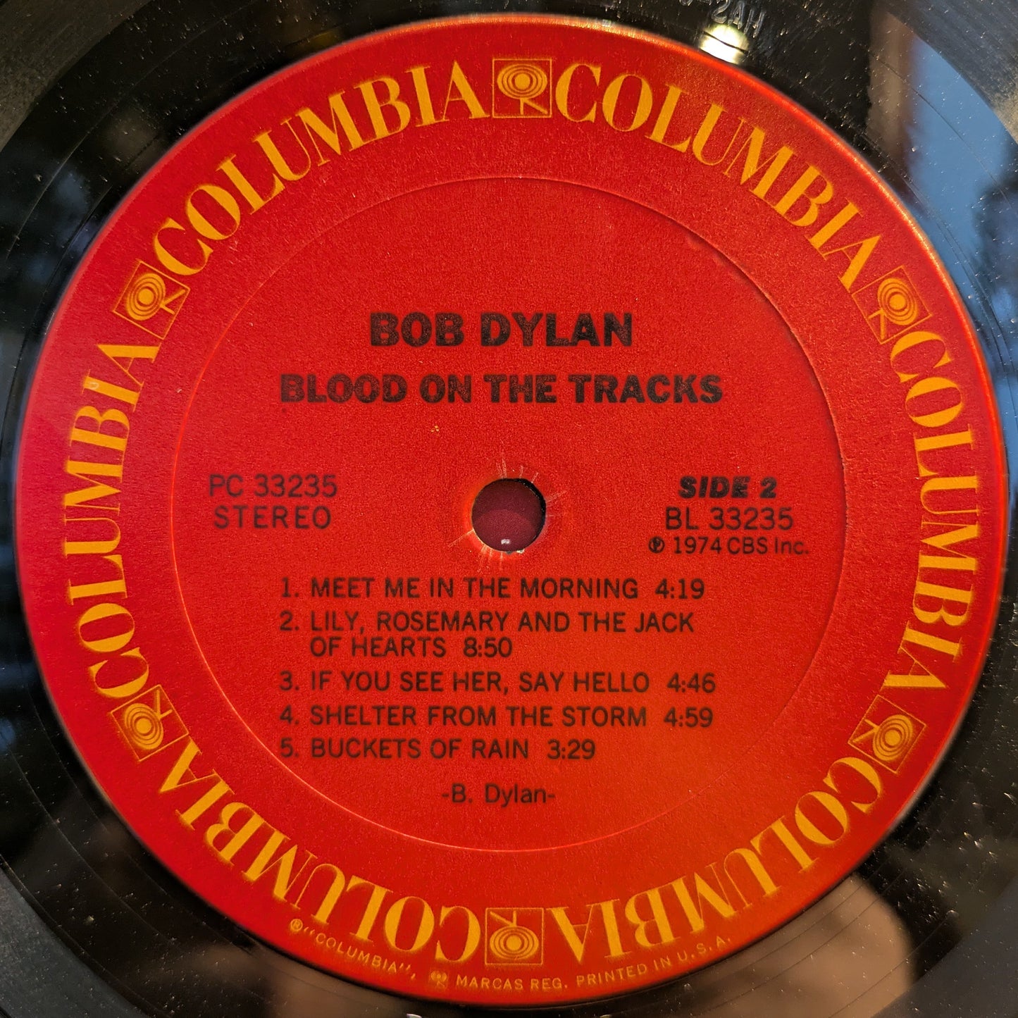 Blood On The Tracks (VINYL) | Excellent (EX) Very Good Plus (VG+) Get Cheap Vinyl