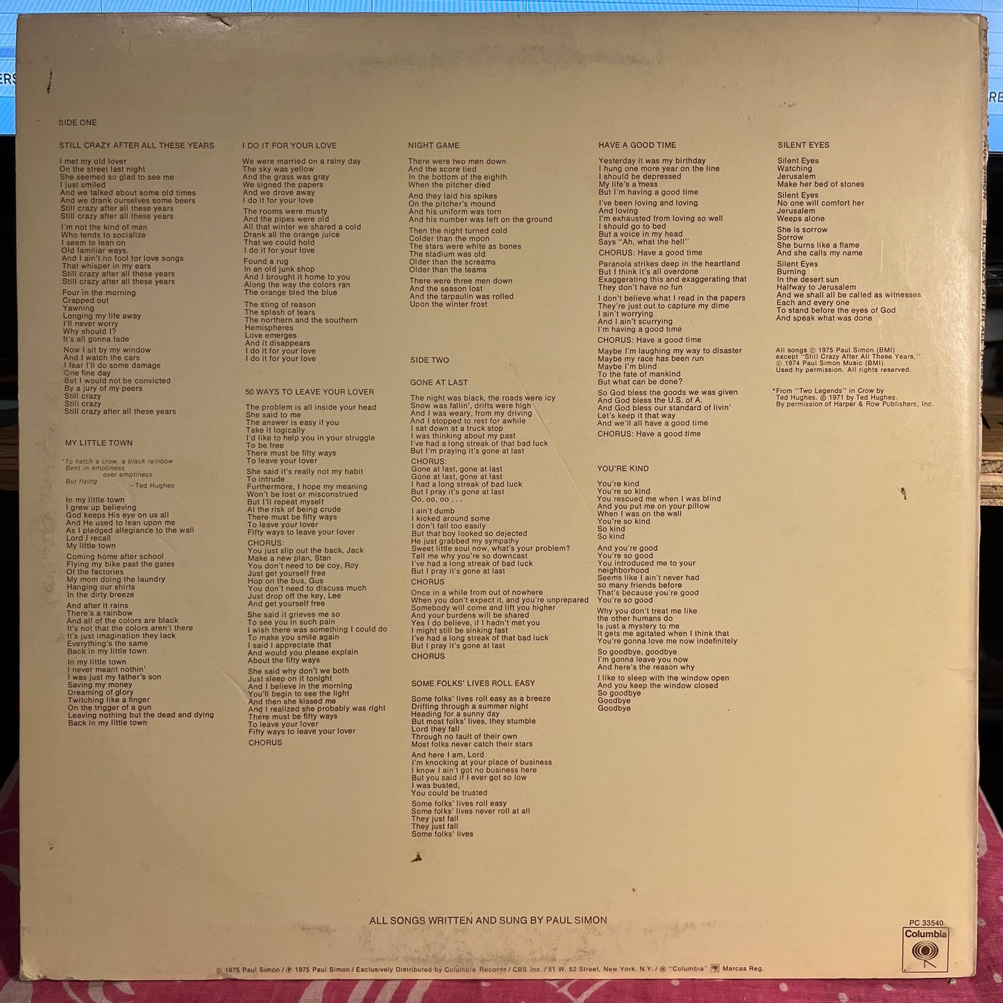 Still Crazy After All These Years | Excellent (EX) Excellent (EX) Get Cheap Vinyl