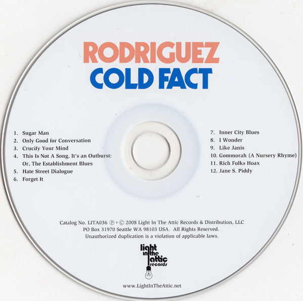 Cold Fact (CD) | Near Mint (NM or M-) Near Mint (NM or M-) Get Cheap Vinyl