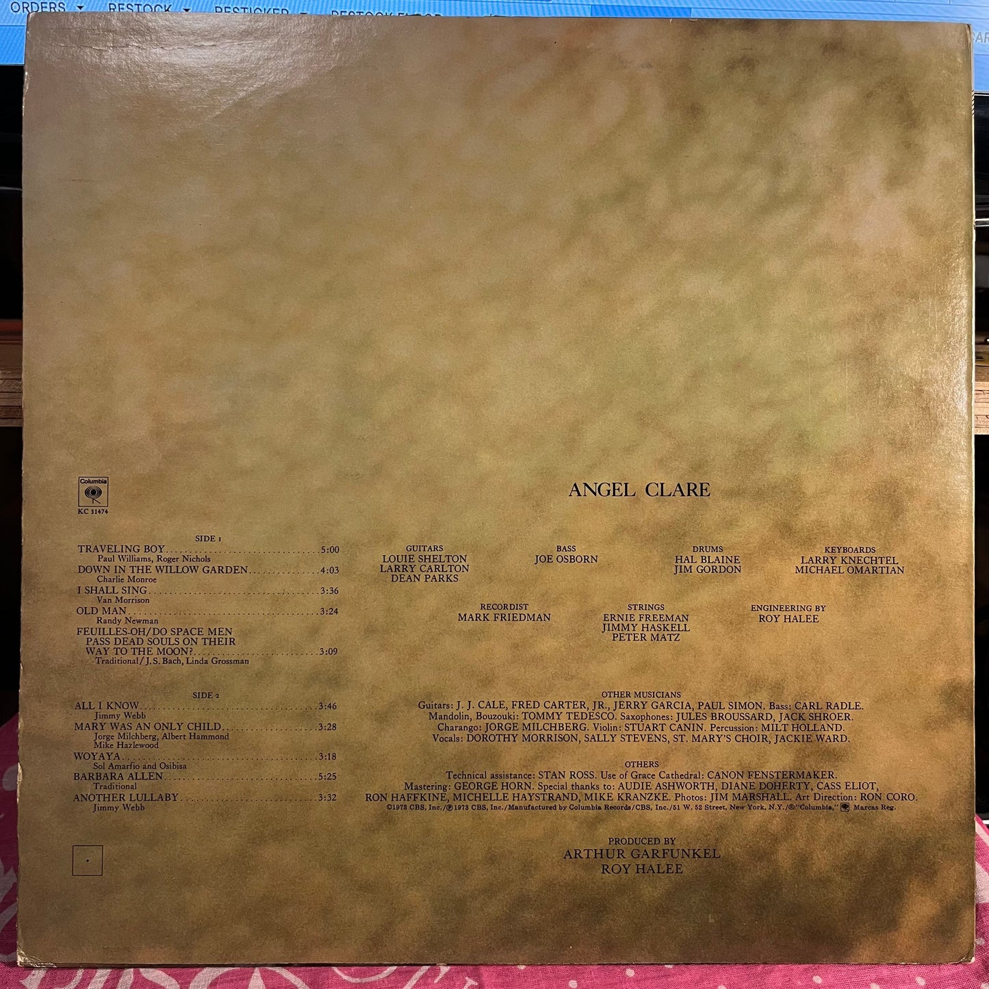 Angel Clare *TERRE HAUTE* | Near Mint (NM) Near Mint (NM) Get Cheap Vinyl