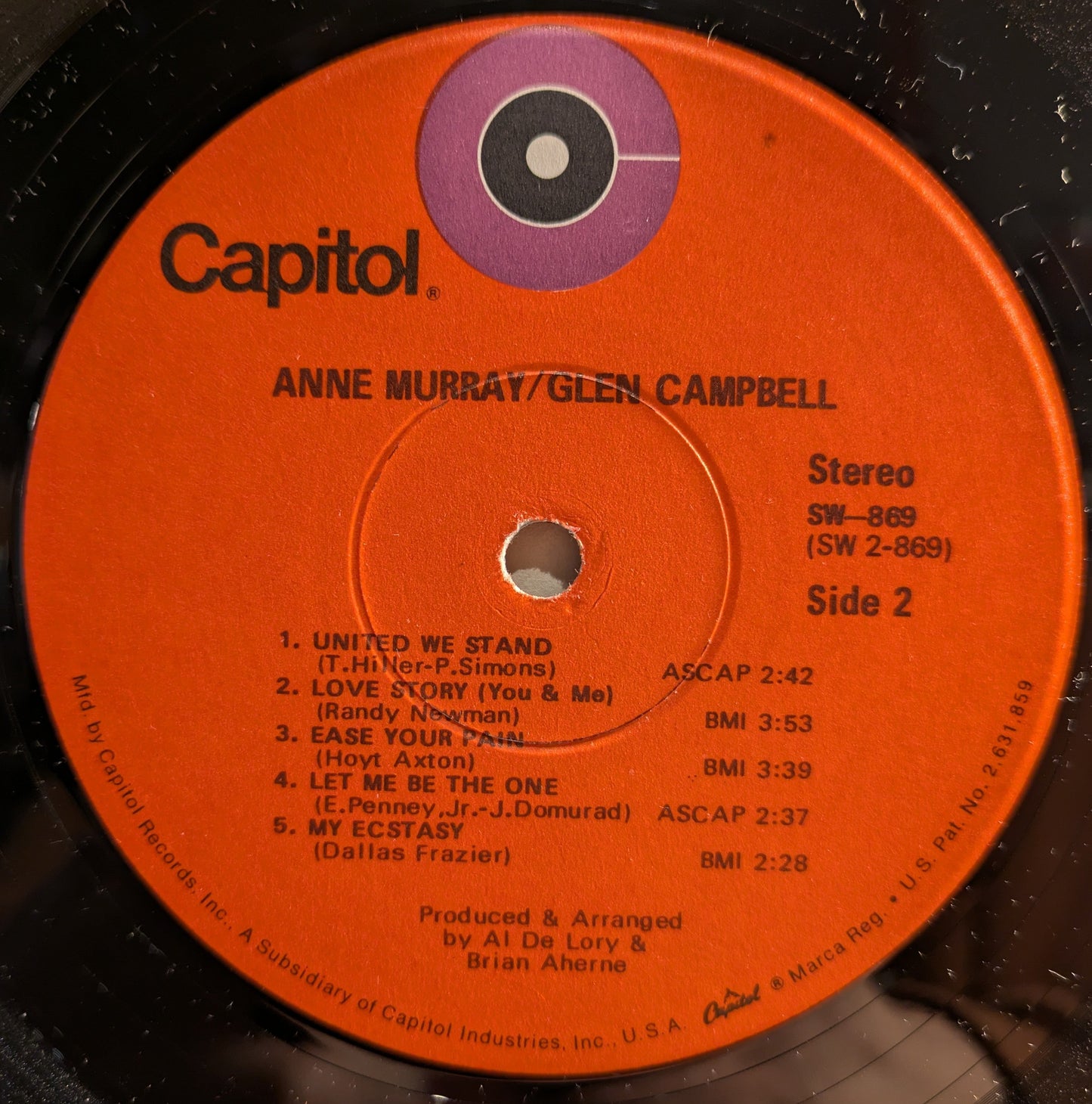 Anne Murray / Glen Campbell | Very Good Plus (VG+) Excellent+ (EX+) Get Cheap Vinyl