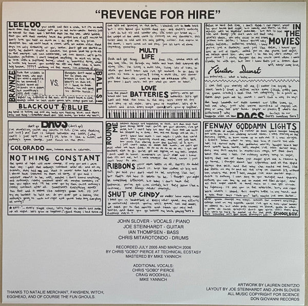 Revenge For Hire | Mint (M) Mint (M) Get Cheap Vinyl