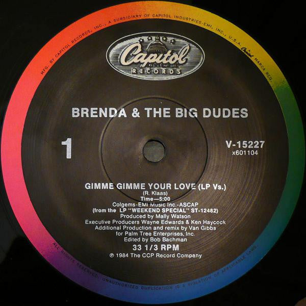 Gimme Gimme Your Love / Can't Stop This Feeling | Mint (M) Generic Get Cheap Vinyl