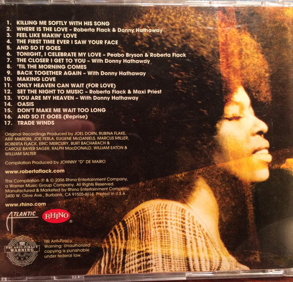 The Very Best Of Roberta Flack (CD) | Mint (M) Near Mint (NM) Get Cheap Vinyl