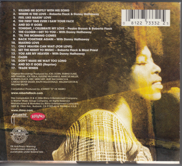 The Very Best Of Roberta Flack (CD) | Mint (M) Near Mint (NM) Get Cheap Vinyl