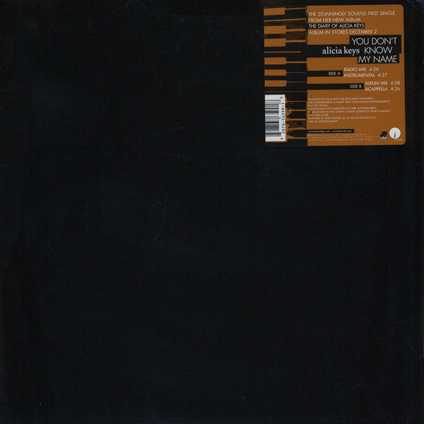 You Don't Know My Name (VINYL) | Excellent (EX) Generic Get Cheap Vinyl