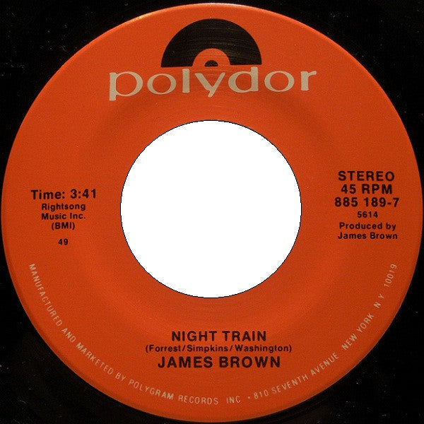 Night Train / Papa's Got A Brand New Bag *45* | Near Mint (NM) Generic Get Cheap Vinyl
