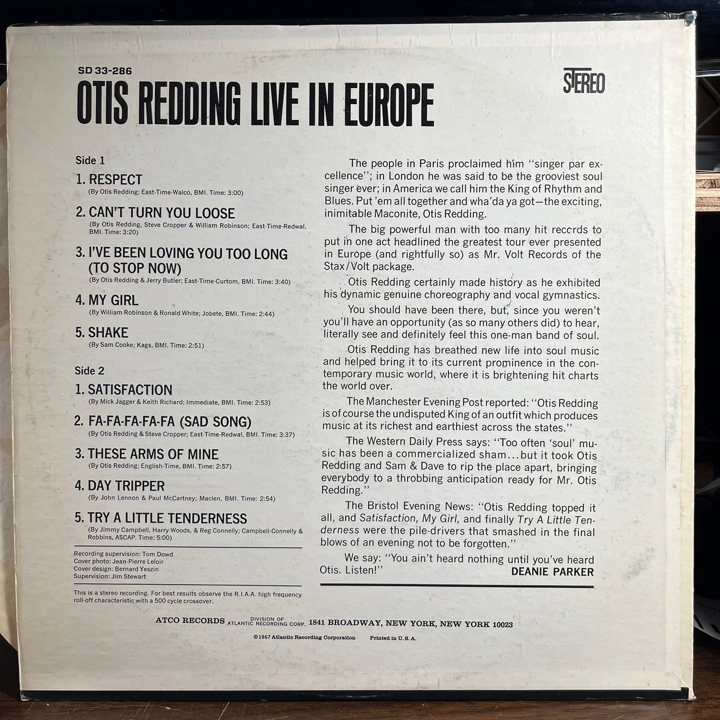 Live In Europe (VINYL) | Very Good Plus Plus (VG++) Very Good (VG) Get Cheap Vinyl