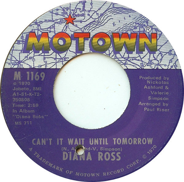 Ain't No Mountain High Enough / Can't It Wait Until Tomorrow | Very Good Plus (VG+) Excellent (EX) Get Cheap Vinyl