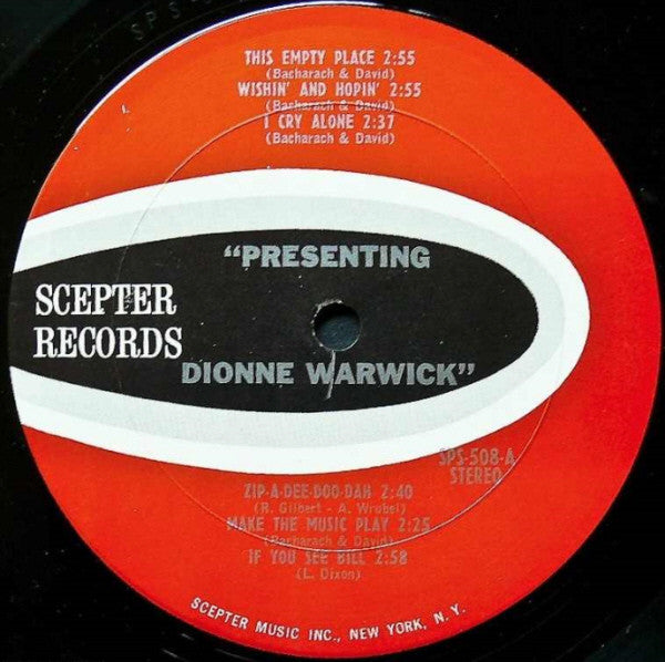 Presenting Dionne Warwick | Very Good Plus (VG+) Excellent (EX) Get Cheap Vinyl