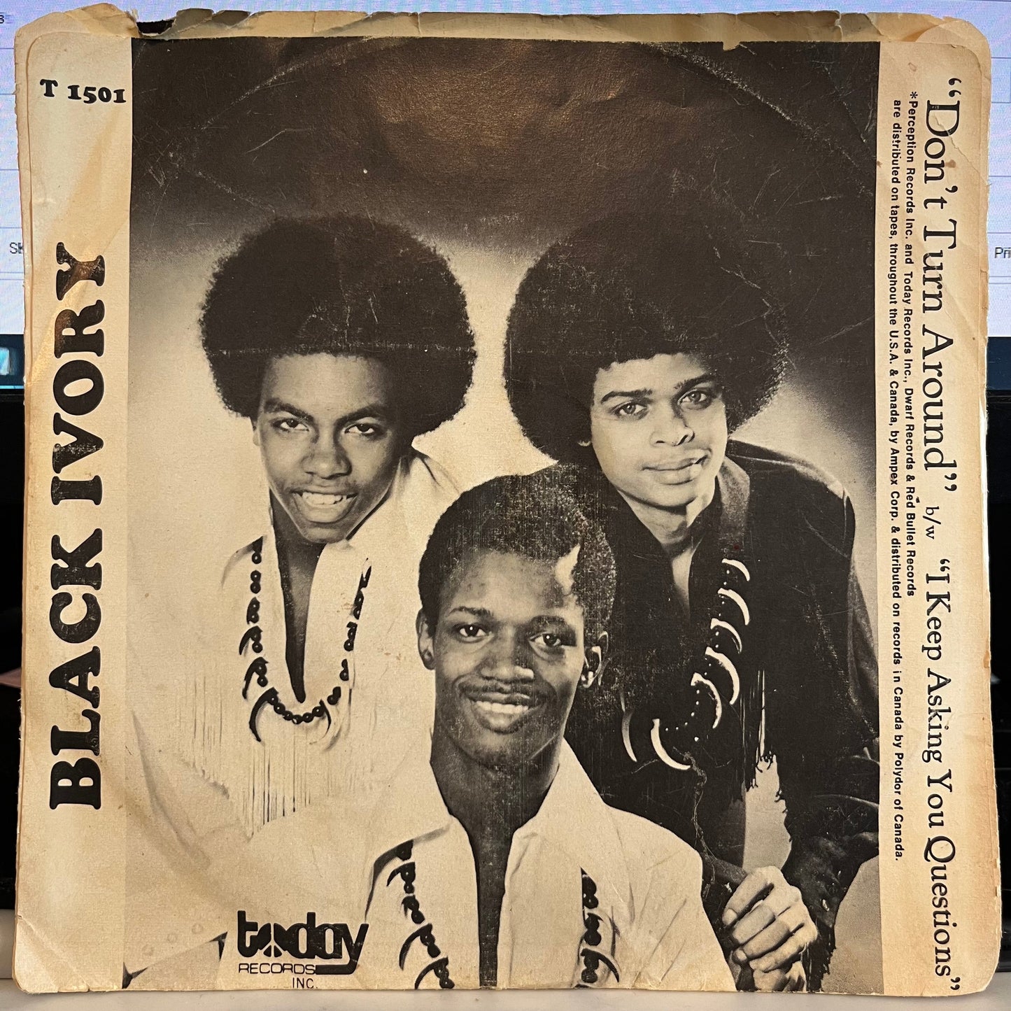 Don't Turn Around / I Keep Asking You Questions *45* | Very Good (VG) Very Good (VG) Get Cheap Vinyl