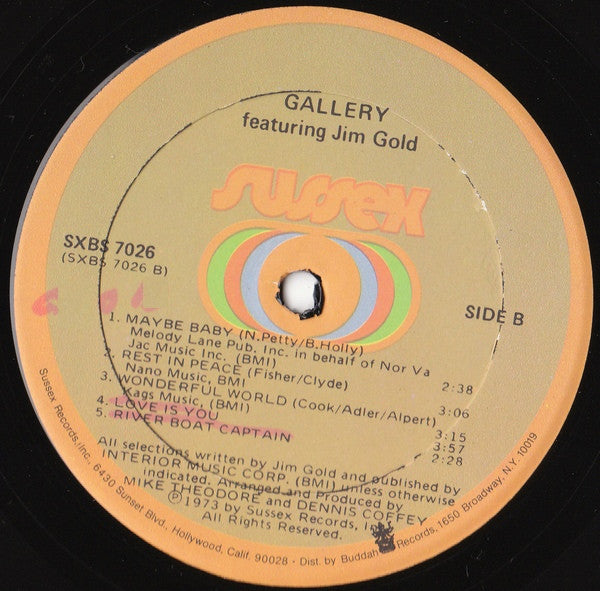 Gallery Featuring Jim Gold | Near Mint (NM) Near Mint (NM) Get Cheap Vinyl