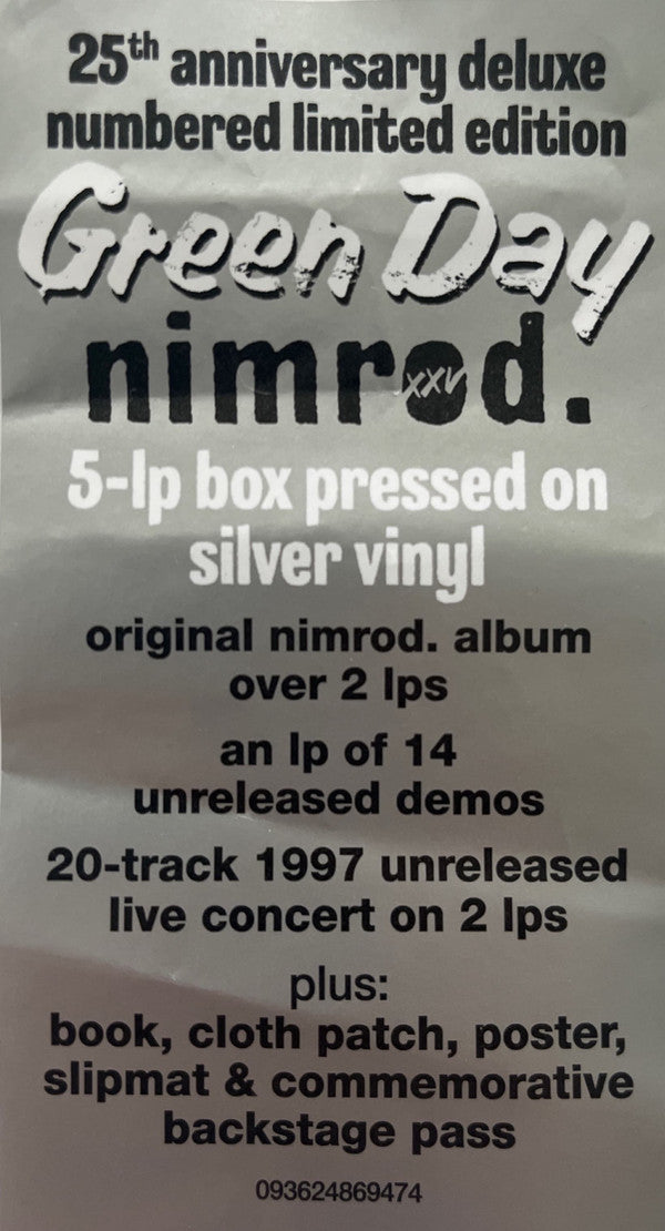 Nimrod. XXV (5LP Box Color/Etched) | Mint (M) Mint (M) Get Cheap Vinyl