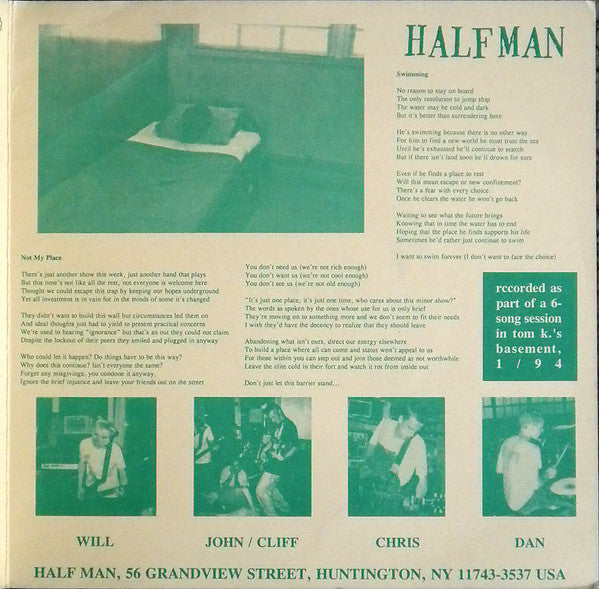 Half Man / Kisses And Hugs | Very Good Plus (VG+) Very Good Plus (VG+) Get Cheap Vinyl