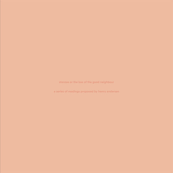Stanzas Or The Law Of The Good Neighbour | Get Cheap Vinyl