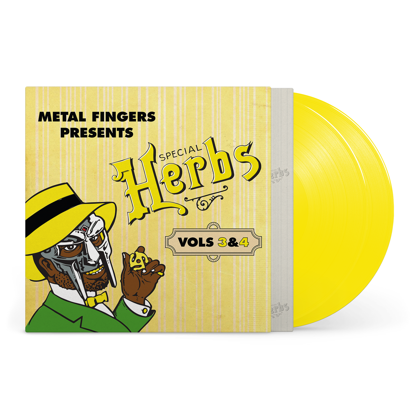 Metal Fingers Presents: Special Herbs Vol. 3 & 4 *PRE-ORDER 9/5/25*(LEMON YELLOW VINYL) | Mint (M) Mint (M) Get Cheap Vinyl