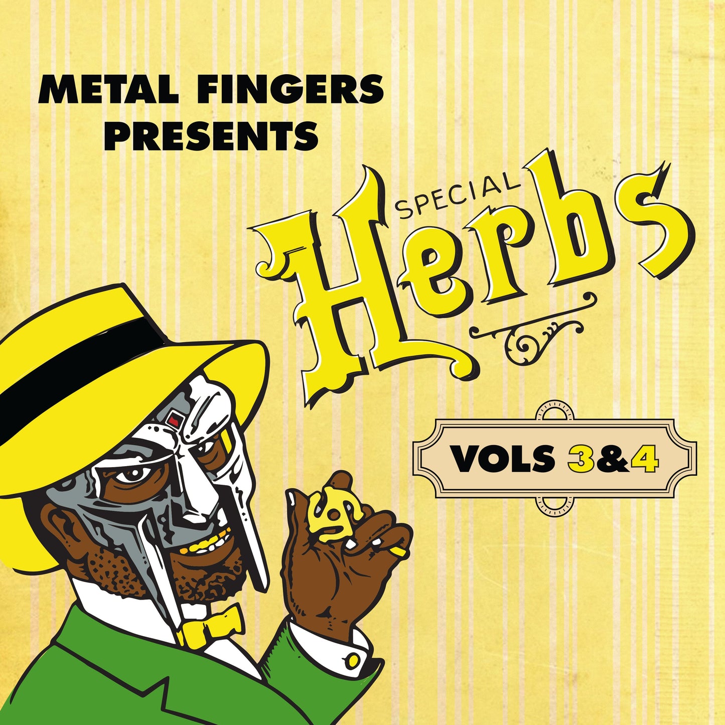 Metal Fingers Presents: Special Herbs Vol. 3 & 4 *PRE-ORDER 9/5/25*(LEMON YELLOW VINYL) | Mint (M) Mint (M) Get Cheap Vinyl