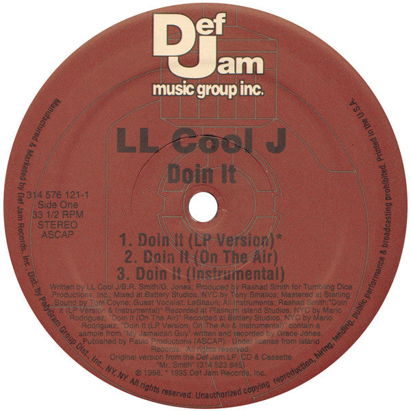 Doin It | Excellent (EX) Near Mint (NM) Get Cheap Vinyl