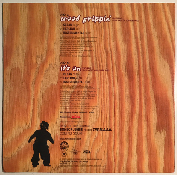 Wood Grippin' (VINYL) | Near Mint (NM) Excellent+ (EX+) Get Cheap Vinyl
