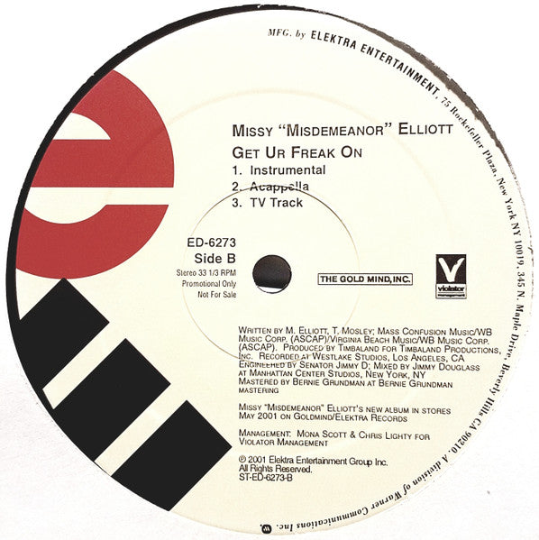 Get Ur Freak On (VINYL) | Very Good Plus (VG+) Very Good Plus (VG+) Get Cheap Vinyl