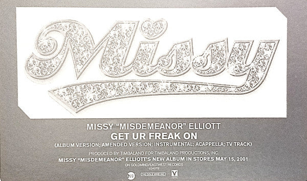 Get Ur Freak On (VINYL) | Very Good Plus (VG+) Very Good Plus (VG+) Get Cheap Vinyl