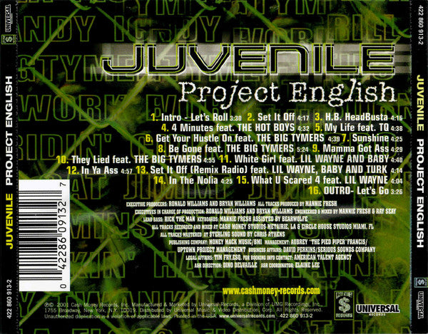 Project English (CD) | Very Good (VG) Excellent (EX) Get Cheap Vinyl