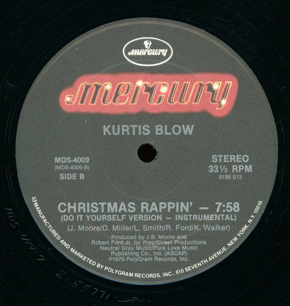 Christmas Rappin' (VINYL) | Mint (M) Near Mint (NM or M-) Get Cheap Vinyl