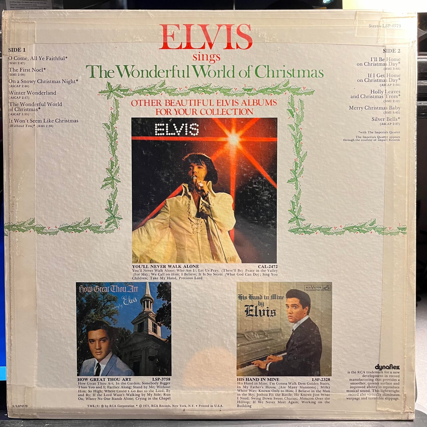 Elvis Sings The Wonderful World Of Christmas *HOLLYWOOD* | Excellent (EX) Excellent (EX) Get Cheap Vinyl