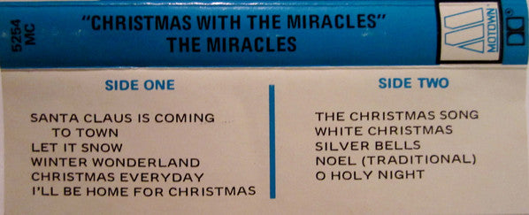 Christmas With The Miracles (CASSETTE) | Excellent+ (EX+) Near Mint (NM) Get Cheap Vinyl