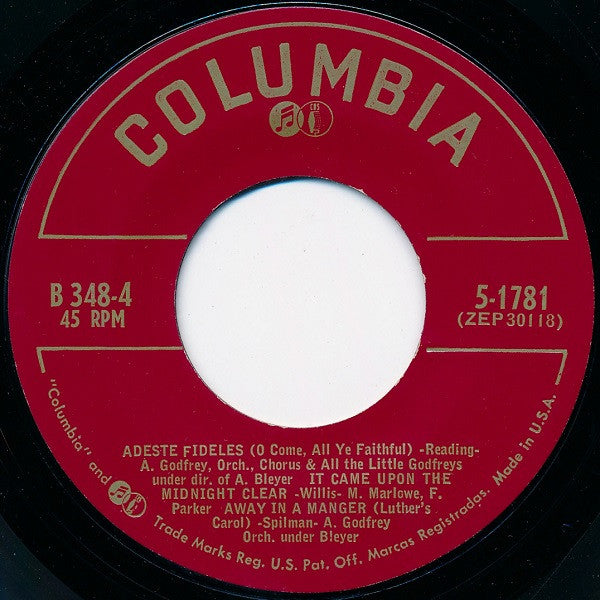 Christmas With Arthur Godfrey And All The Little Godfreys *7" BOX* | Excellent (EX) Excellent (EX) Get Cheap Vinyl