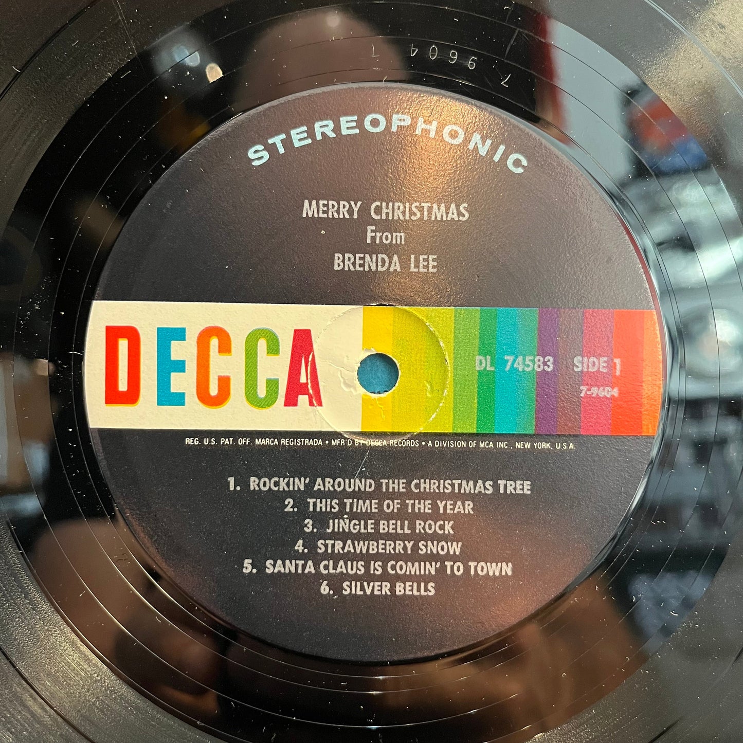 Merry Christmas From Brenda Lee (VINYL) | Excellent (EX) Very Good (VG) Get Cheap Vinyl