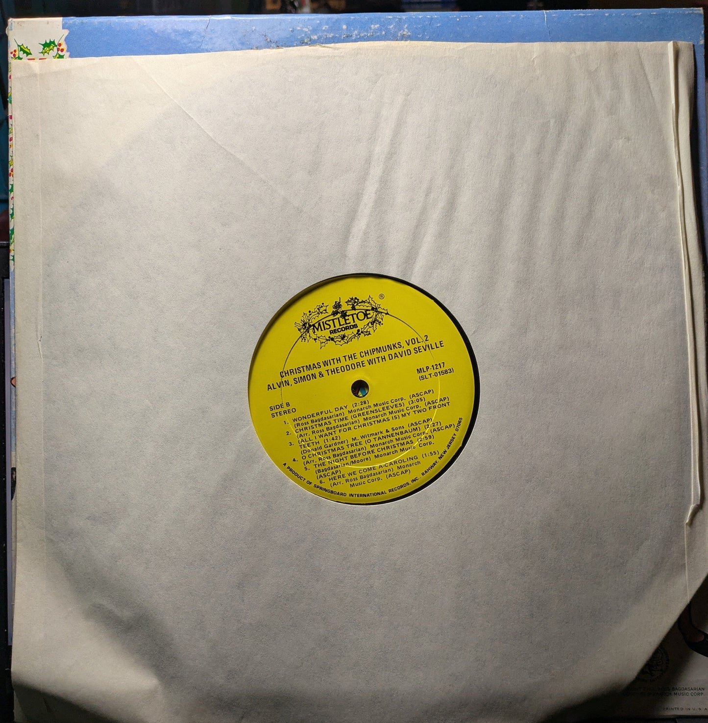 Christmas With The Chipmunks Volume 2 (VINYL) | Excellent (EX) Excellent (EX) Get Cheap Vinyl