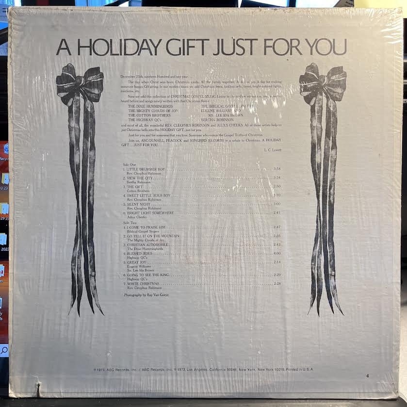 A Holiday Gift Just For You *SHRINK* | Near Mint (NM) Near Mint (NM) Get Cheap Vinyl