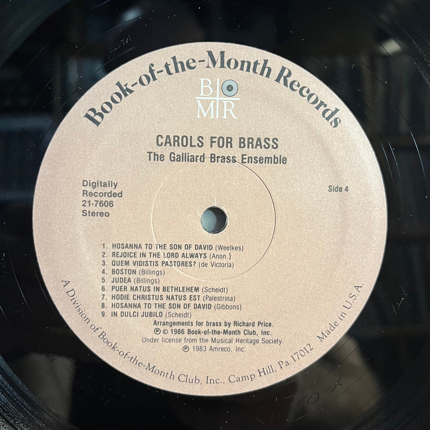 Carols For Brass (3xLP BOX) | Near Mint (NM) Near Mint (NM) Get Cheap Vinyl