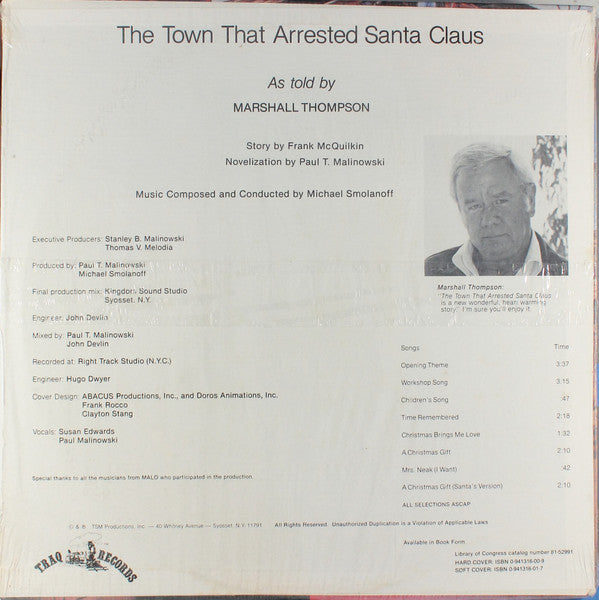 The Town That Arrested Santa Claus | Very Good Plus (VG+) Excellent (EX) Get Cheap Vinyl