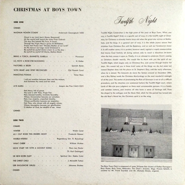 Christmas At Boys Town | Very Good Plus (VG+) Near Mint (NM) Get Cheap Vinyl