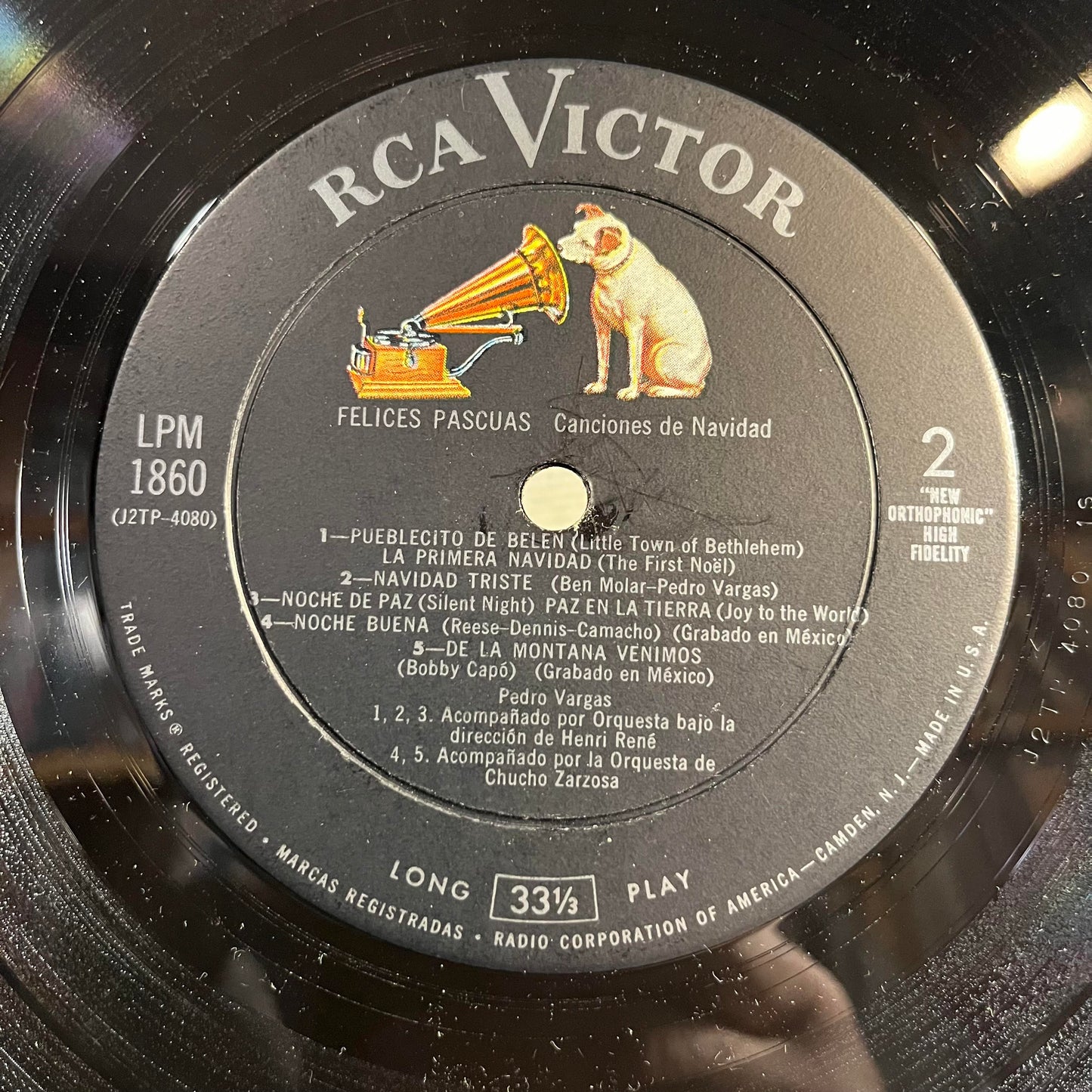 Felices Pascuas - Canciones De Navidad por Pedro Vargas | Very Good (VG) Excellent (EX) Get Cheap Vinyl