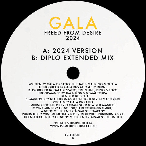 Freed From Desire 2024 (YELLOW VINYL) | Mint (M) Mint (M) Get Cheap Vinyl