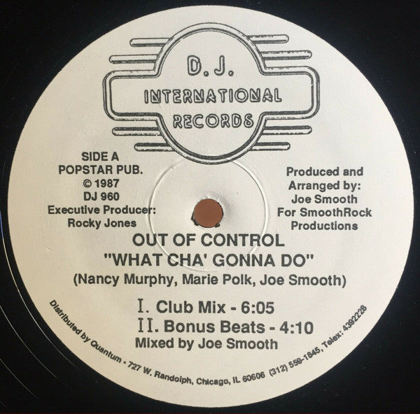 What Cha' Gonna Do | Near Mint (NM) Near Mint (NM) Get Cheap Vinyl