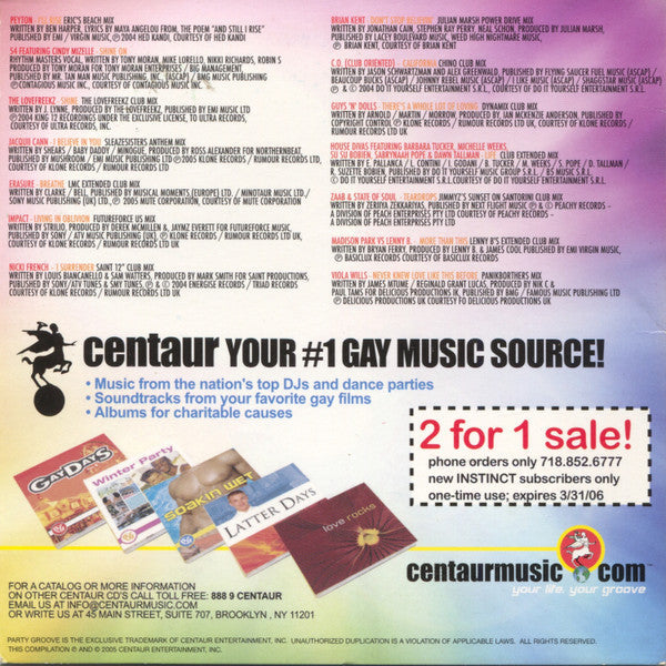 Party Groove - Pride 05 (CD) | Near Mint (NM) Near Mint (NM) Get Cheap Vinyl
