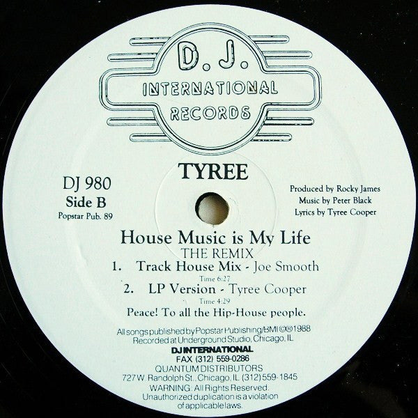 House Music Is My Life (The Remix) (VINYL) | Near Mint (NM) Generic Get Cheap Vinyl
