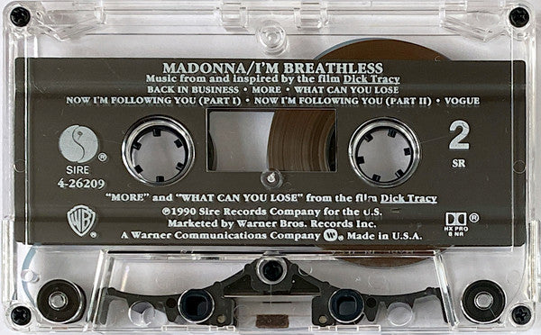 I'm Breathless (Music From And Inspired By The Film Dick Tracy) *CASSETTE* | Near Mint (NM) Near Mint (NM) Get Cheap Vinyl