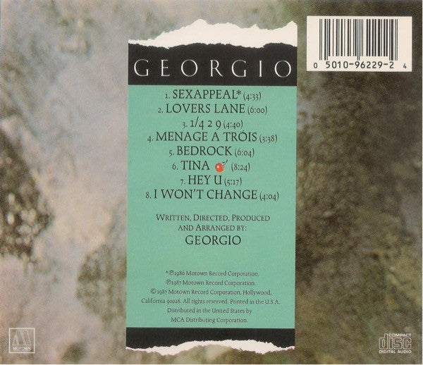 Sexappeal (Georgio's Greatest 12" Mixes)(CD) | Near Mint (NM) Near Mint (NM) Get Cheap Vinyl