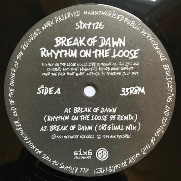 Break Of Dawn | Near Mint (NM) Very Good Plus (VG+) Get Cheap Vinyl
